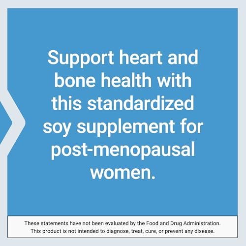 Life Extension Soja-Isoflavone – Herz-, Knochen- und Zellgesundheit für Frauen in den Wechseljahren, glutenfrei, nicht gentechnisch verändert, vegetarisch, 30 Kapseln