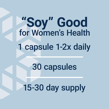 Life Extension Soja-Isoflavone – Herz-, Knochen- und Zellgesundheit für Frauen in den Wechseljahren, glutenfrei, nicht gentechnisch verändert, vegetarisch, 30 Kapseln