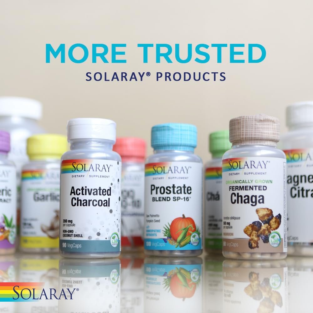 SOLARAY Ingwerwurzel 1100 mg – Gesunde Verdauung, Gelenke und Beweglichkeit & Magenunterstützung – Ganze Wurzel – Non-GMO & Vegan – 100 VegCaps