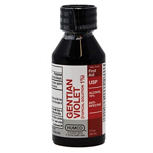 Humco Gentian Violet Topical Solution 1% – 2 Fl Oz Antiseptische Lösung