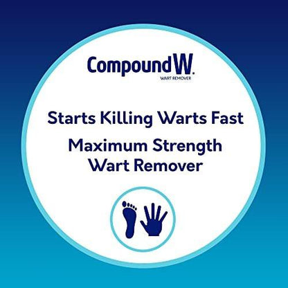 Compound W Warzenentferner Maximum Stärke Ein-Schritt-Pflaster mit Salicylsäure, 14 medikamentöse Pflaster