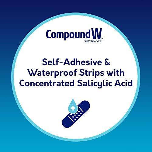 Compound W Warzenentferner Maximum Stärke Ein-Schritt-Pflaster mit Salicylsäure, 14 medikamentöse Pflaster