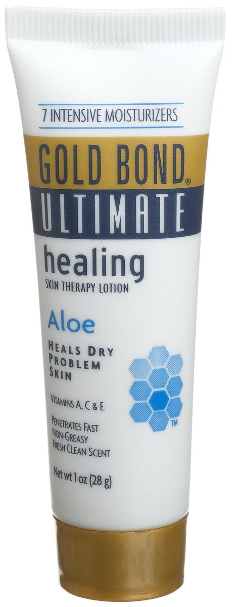 Gold Bond Ultimate Heilende Hautpflege Lotion, 28 g – Intensive Feuchtigkeitspflege für trockene, rissige Haut