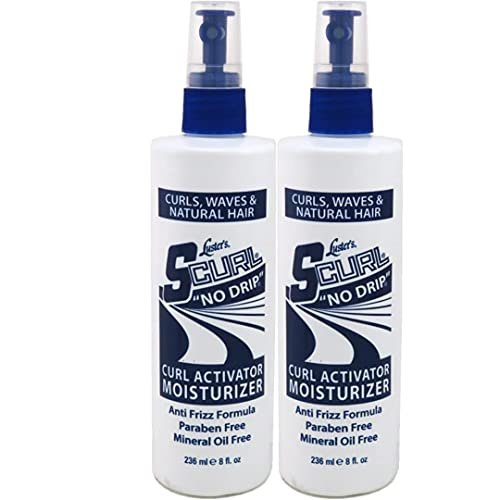 Lusters S-Curl Activator/Moisturizer No Drip 8 Unzen (235 ml) (2er-Pack) - Feuchtigkeitsspray für Locken