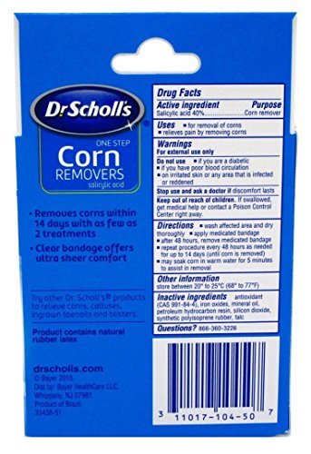 Dr. Scholls Hühneraugen-Entferner Maximum Stärke, 6 Stück (Packung mit 2) - Effektive Hornhaut- und Hühneraugen-Pflaster