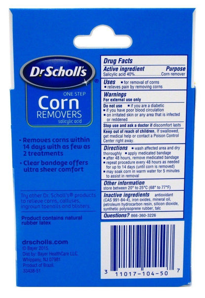Dr. Scholls Hühneraugen-Entferner Maximum Stärke, 6 Stück (Packung mit 2) - Effektive Hornhaut- und Hühneraugen-Pflaster