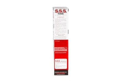 S.S.S. Tonic – Hochdosiertes Eisenpräparat mit B1, B2, B3 Vitaminen – 600 ml Flüssigformel für Energie, Vitalität & Wohlbefinden – Leicht einzunehmen, eisenreich, hergestellt in USA, für Frauen & Männer