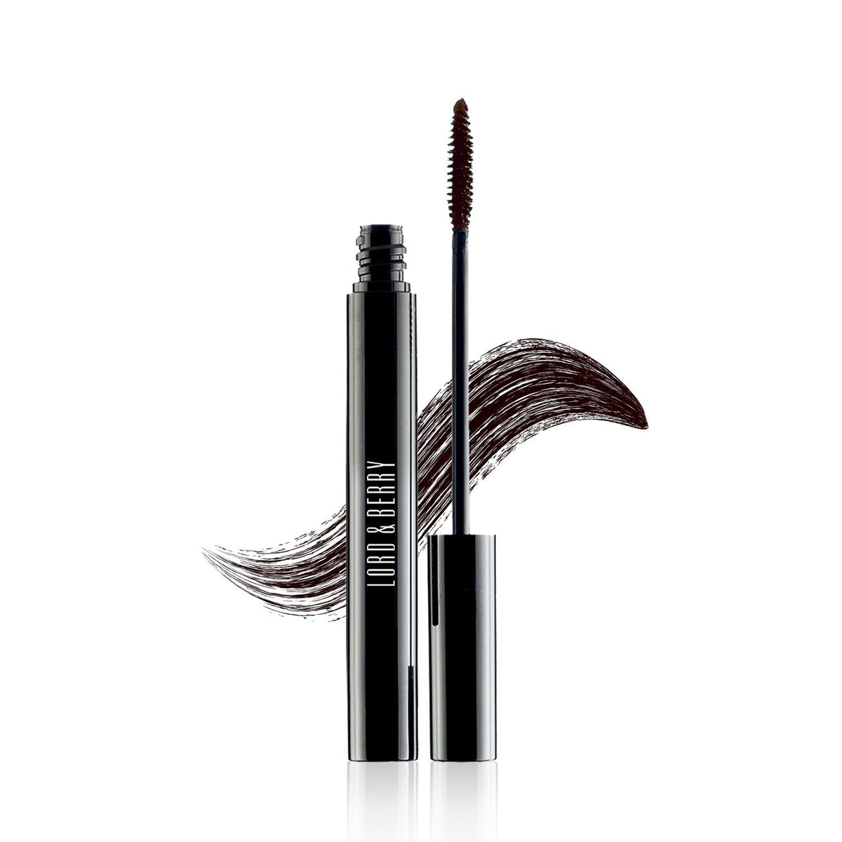 Lord & Berry Back in Brown High Definition Mascara – Wasserfeste Mascara in Intensivem Braun – 1351 Deep Brown, 0,6 oz