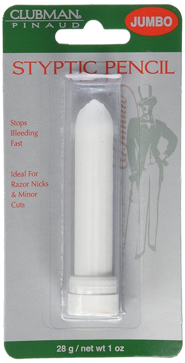 Clubman Styptic Stift Jumbo (3er Pack) – Schnelle Blutstillung bei Rasierschnitten