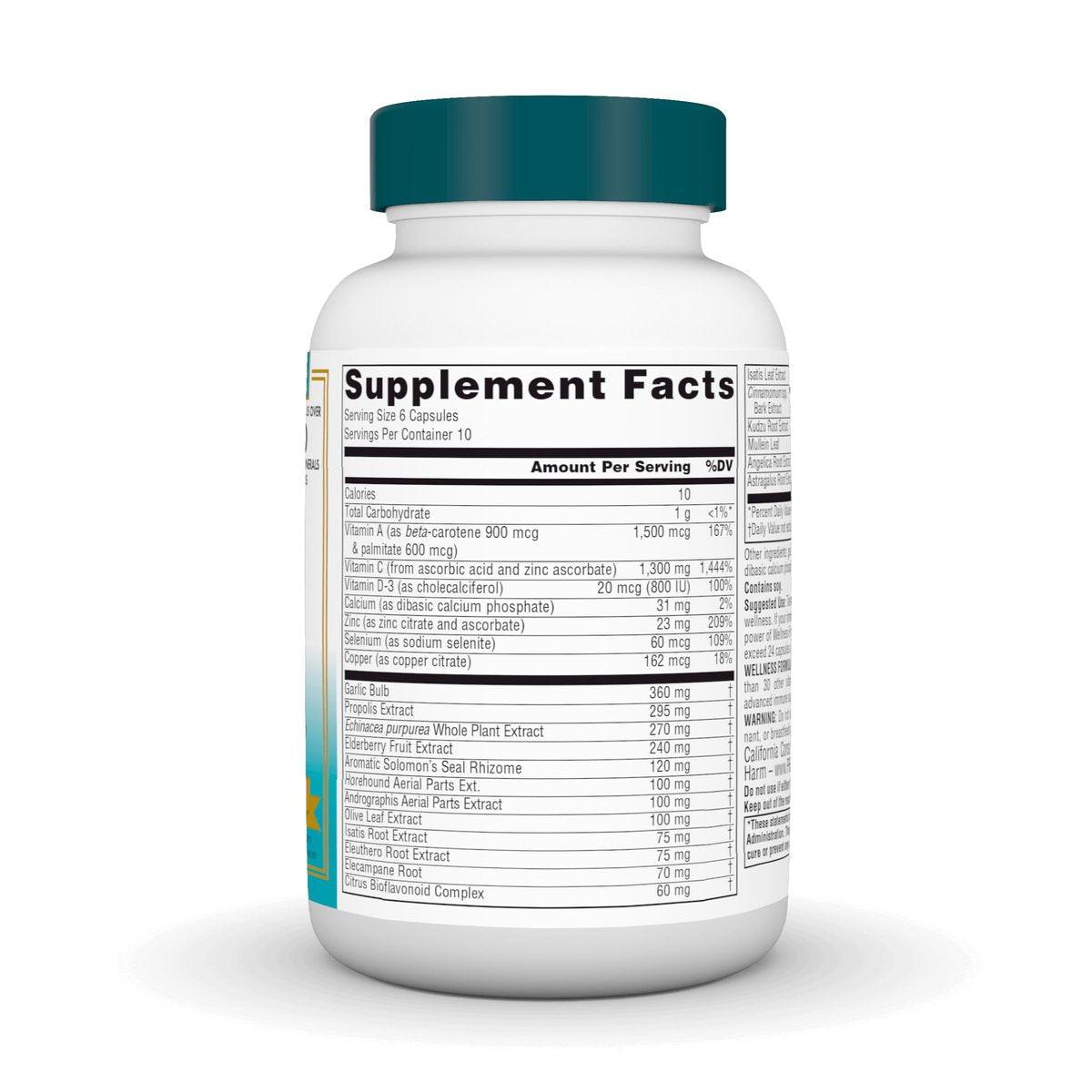 Source Naturals Wellness Formula – Bio-Aligned Vitamine & Kräuter für Immunsystem Unterstützung – 60 Kapseln