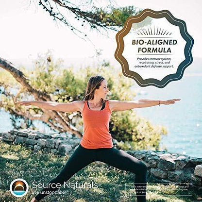 Source Naturals Wellness Formula – Bio-Aligned Vitamine & Kräuter für Immunsystem Unterstützung – 60 Kapseln