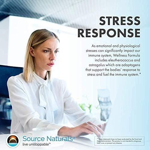 Source Naturals Wellness Formula – Bio-Aligned Vitamine & Kräuter für Immunsystem Unterstützung – 60 Kapseln