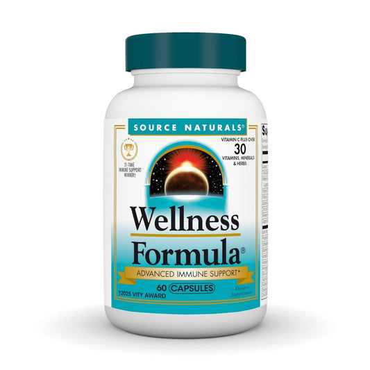 Source Naturals Wellness Formula – Bio-Aligned Vitamine & Kräuter für Immunsystem Unterstützung – 60 Kapseln