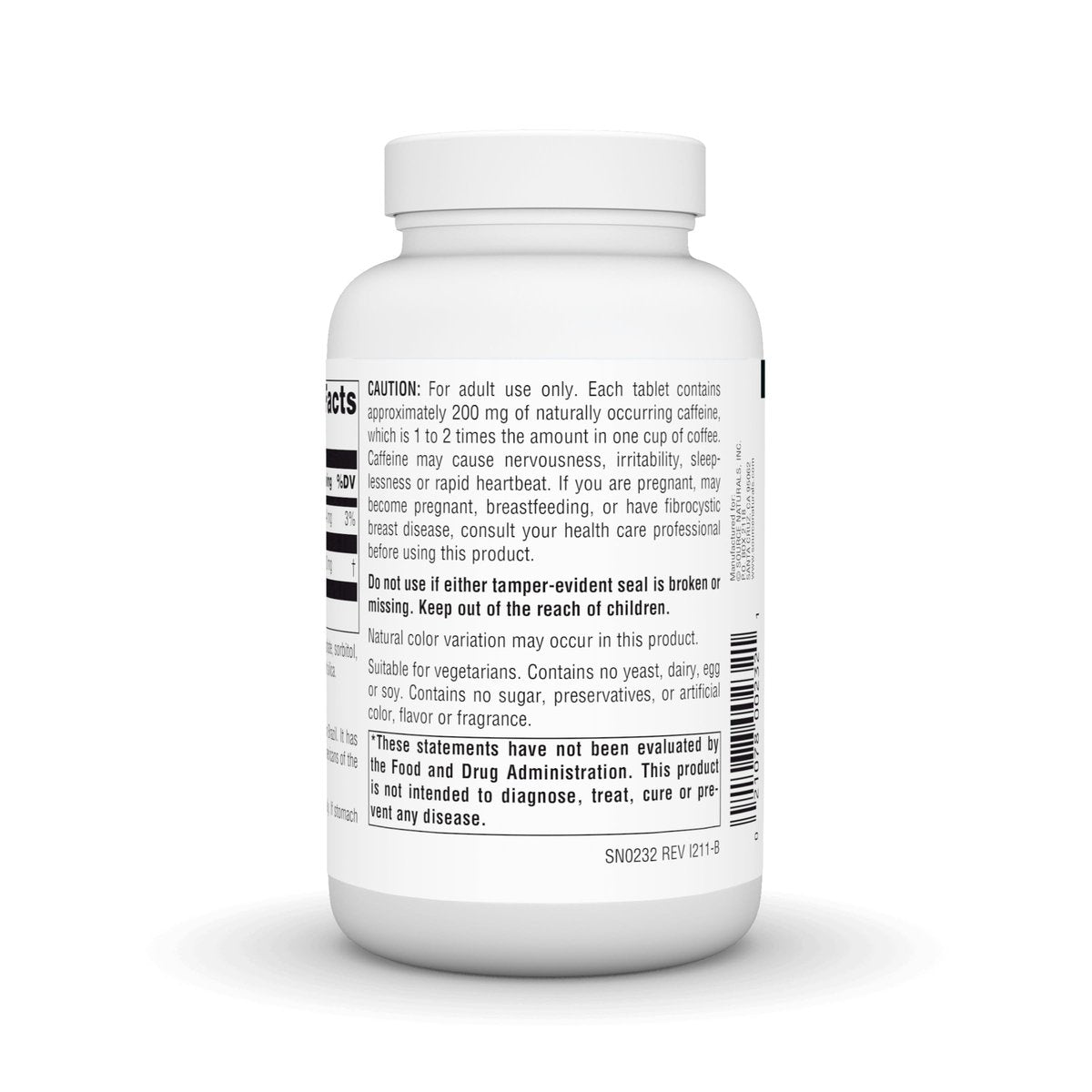 Source Naturals Guarana Energizer – 900 mg, 100 Tabletten – Pflanzlicher Energie-Booster mit Koffein