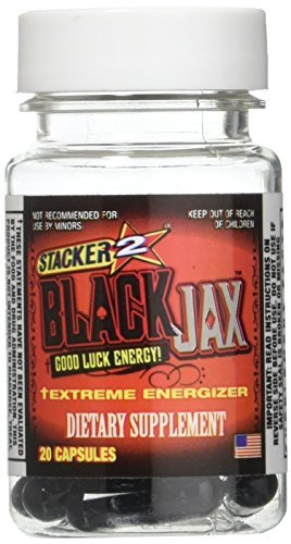 Stacker 2 Black Jax Kapseln, 20 Kapseln – Hochwertiges Nahrungsergänzungsmittel