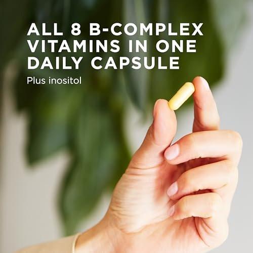 Solgar B-Komplex "100" - 100 vegane Kapseln - Unterstützt den Energiestoffwechsel & das Nervensystem - Non-GMO, glutenfrei, laktosefrei, koscher