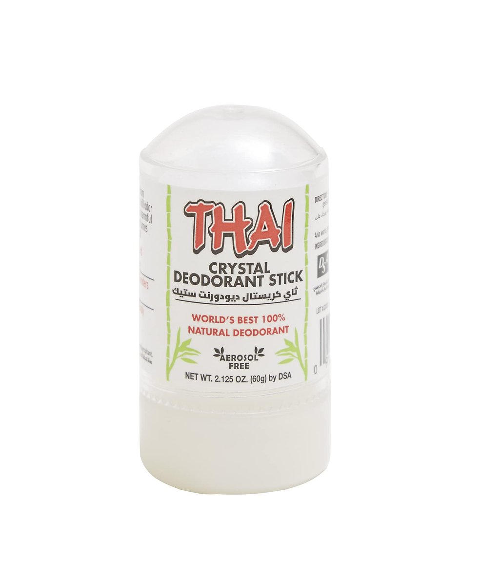 THAI 100% natürlicher Kristall-Deodorant-Stick, Mini-Reisegröße (2,125 Unzen)