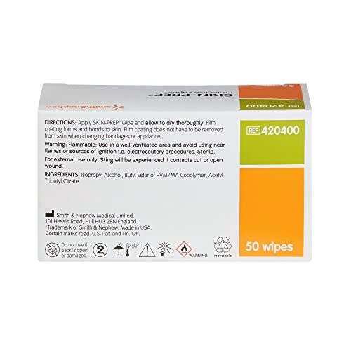 Smith & Nephew Skin-Prep Hautschutz-Tupfer – Sterile, 50 Stück (1 Packung)
