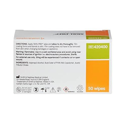 Smith & Nephew Skin-Prep Hautschutz-Tupfer – Sterile, 50 Stück (1 Packung)