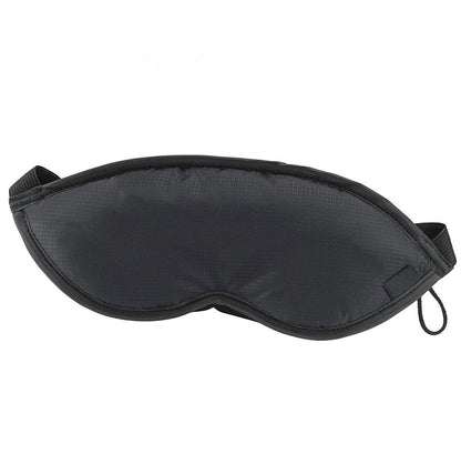Lewis N. Clark Herren Reise-Komfort Schlafmaske mit verstellbaren Bändern, Schwarz, Einzeln (505-Black)