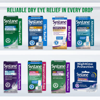 Systane Lang anhaltende befeuchtende Augentropfen, 15 ml – Trockene Augen lindern