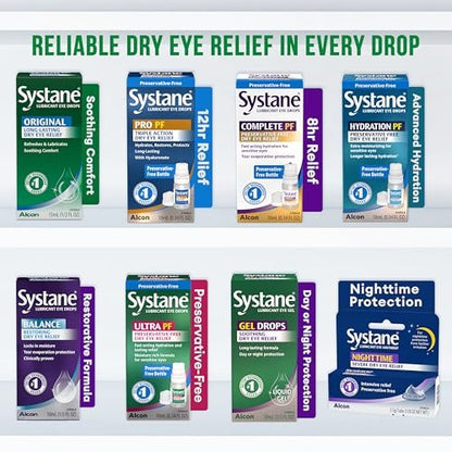 Systane Lang anhaltende befeuchtende Augentropfen, 15 ml – Trockene Augen lindern