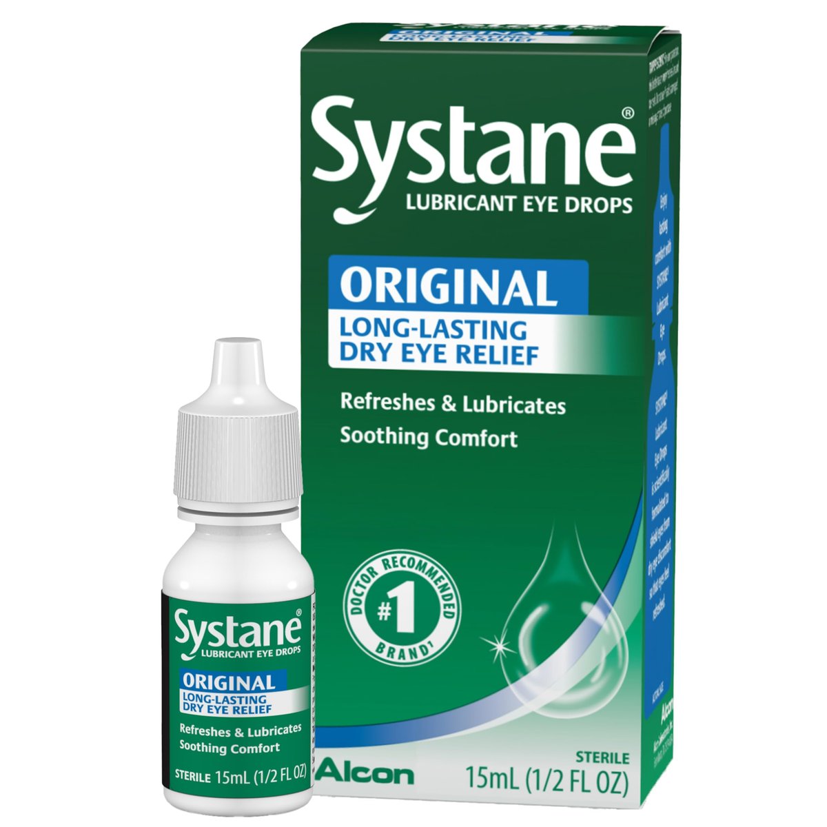 Systane Lang anhaltende befeuchtende Augentropfen, 15 ml – Trockene Augen lindern