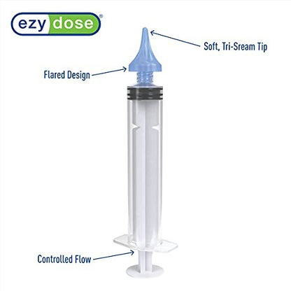 EZY DOSE Ohrenspritze mit Tri-Stream-Düse – Sicher & Effektiv für Kinder und Erwachsene, 20 ml, BPA-frei