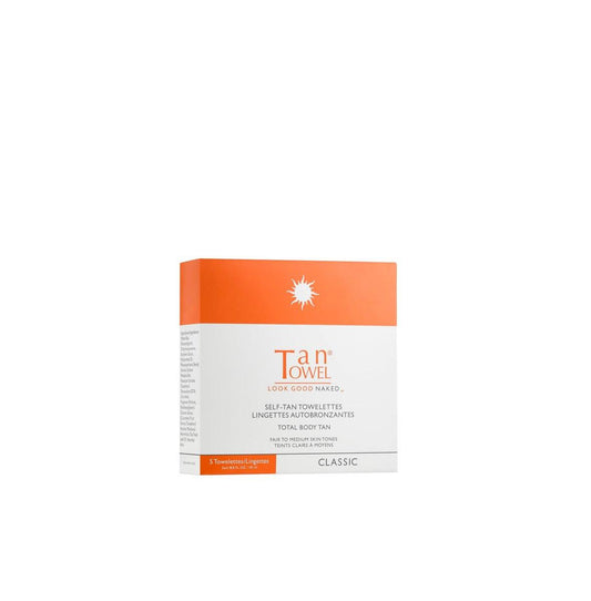 Tan Towel Full Body Classic Selbstbräunungstücher 5er Pack, 15 ml pro Tuch