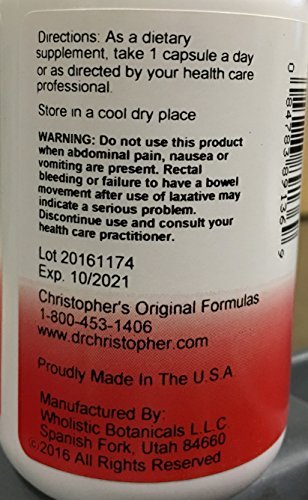 Christopher's Original Formulas Quick Colon Part 1 – Unterstützung für die Darmgesundheit, 100 pflanzliche Kapseln