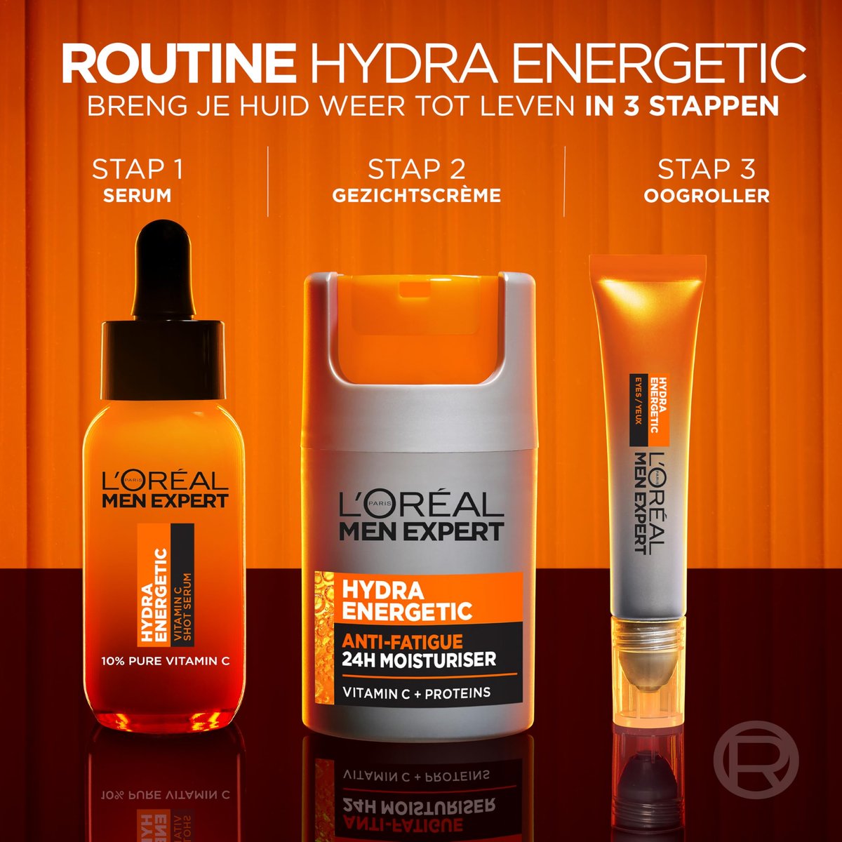 L'Oréal Paris Men Expert Hydra Energetic Tägliche Anti-Müdigkeit Feuchtigkeitslotion, 50 ml
