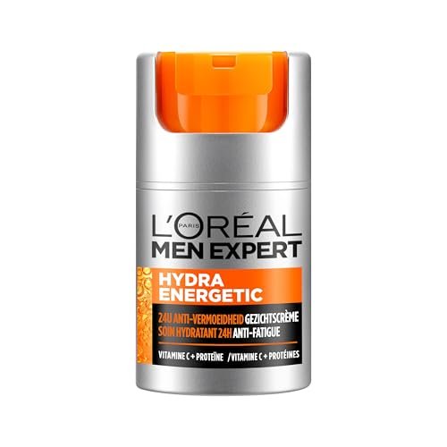 L'Oréal Paris Men Expert Hydra Energetic Tägliche Anti-Müdigkeit Feuchtigkeitslotion, 50 ml