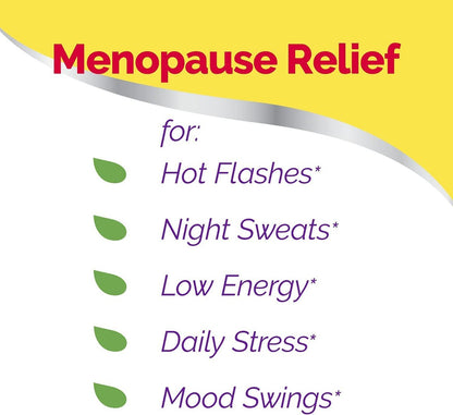 Estroven Stress Relief & Energy Boost für die Wechseljahre - 28 Kapseln - Klinisch geprüfte Inhaltsstoffe für Stress- und Energieunterstützung + Nacht- und Hitzewallungen - Arzneimittelfrei und glutenfrei