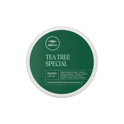 Tea Tree Shaping Cream – Haarstylingcreme mit lang anhaltendem Halt & mattem Finish für alle Haartypen, 85 g