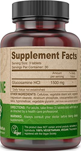 DEVA Vegan Vitamine Glucosamin Tabletten, 90 Tabletten
