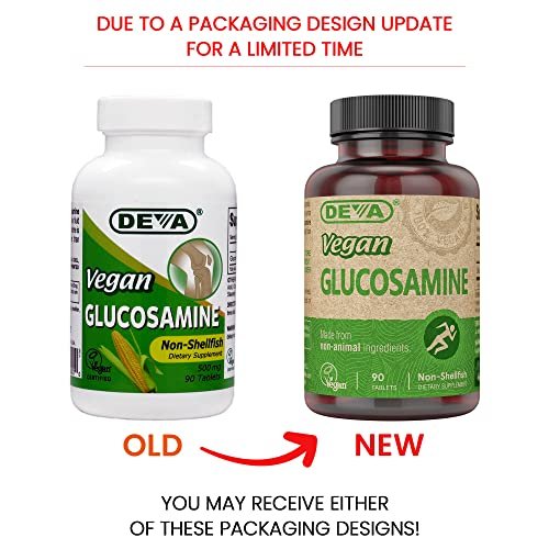 DEVA Vegan Vitamine Glucosamin Tabletten, 90 Tabletten