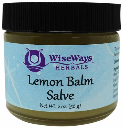 WiseWays Herbals: Zitronenmelisse-Salbe für natürliche Hautpflege, 2 oz