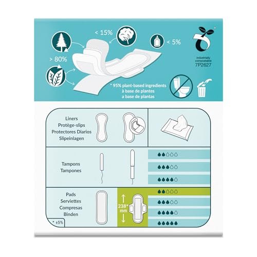 Natracare Bio-Baumwoll-Damenbinden Ultra Regular mit Flügeln, 14 Stück
