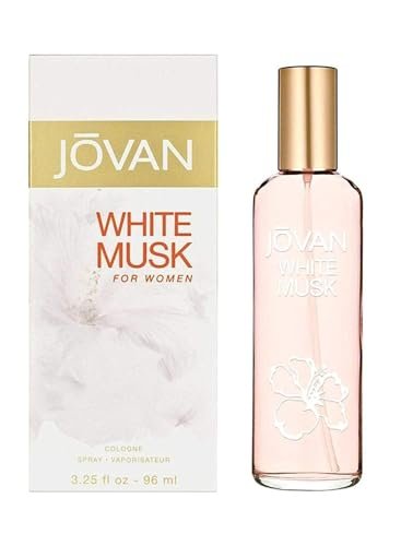 Jovan White Musk Eau de Cologne für Damen – 3,25 Unzen (96 ml) Sprühflasche