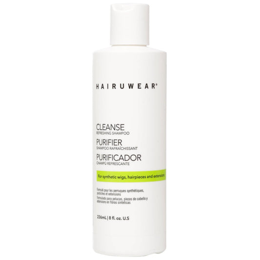 Hair U Wear Reinigungsshampoo für Perücken – Spezialshampoo für synthetische Perücken und Haarverlängerungen, 237 ml