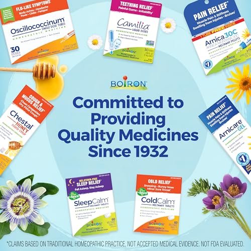 Boiron Coffea Cruda 30C – Homöopathisches Schlafmittel bei unruhigem Schlaf, Gedankenrasen und Einschlafstörungen – 3 Packungen (240 Kügelchen)