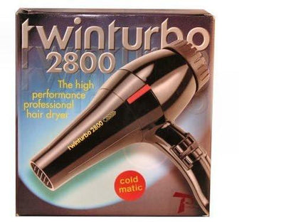 Turbo Power Twinturbo 2800 Coldmatic Haartrockner, Schwarz, 1 Stück