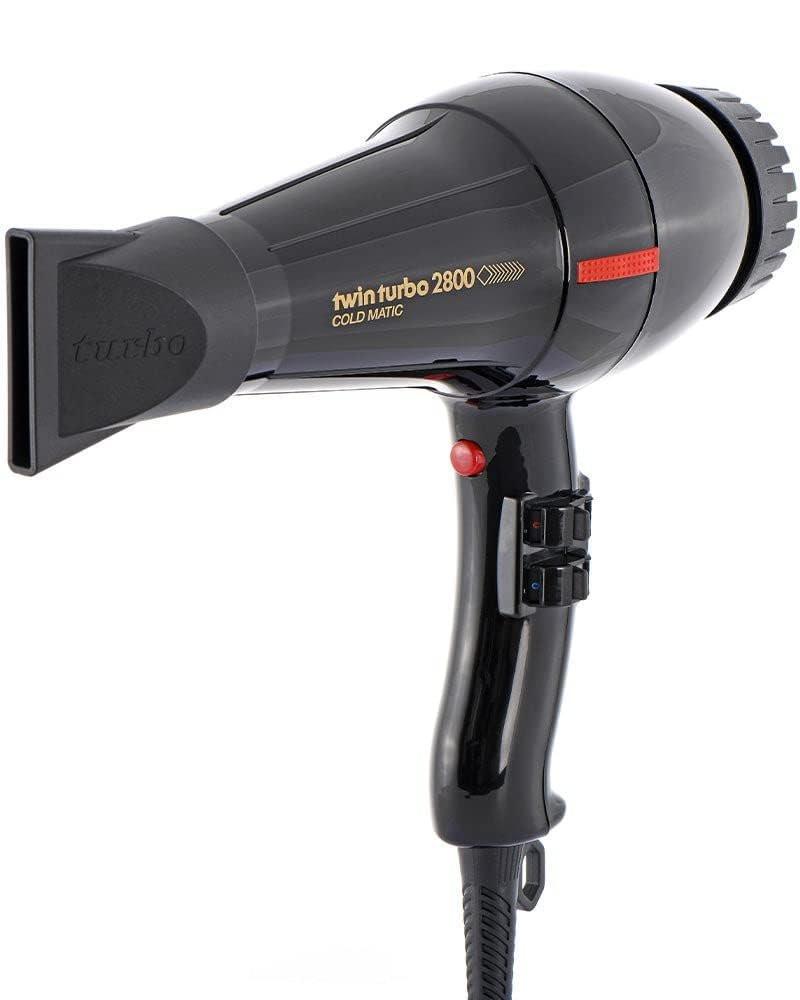 Turbo Power Twinturbo 2800 Coldmatic Haartrockner, Schwarz, 1 Stück