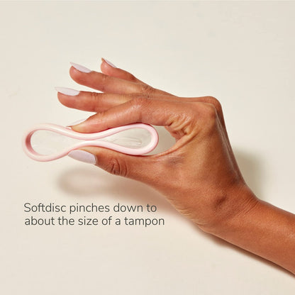 Softdisc Menstrual Discs | Einweg-Periode-Discs | Alternative zu Tampons, Binden und Menstruationstassen | Kapazität von 3 Super-Tampons | 14 Stück