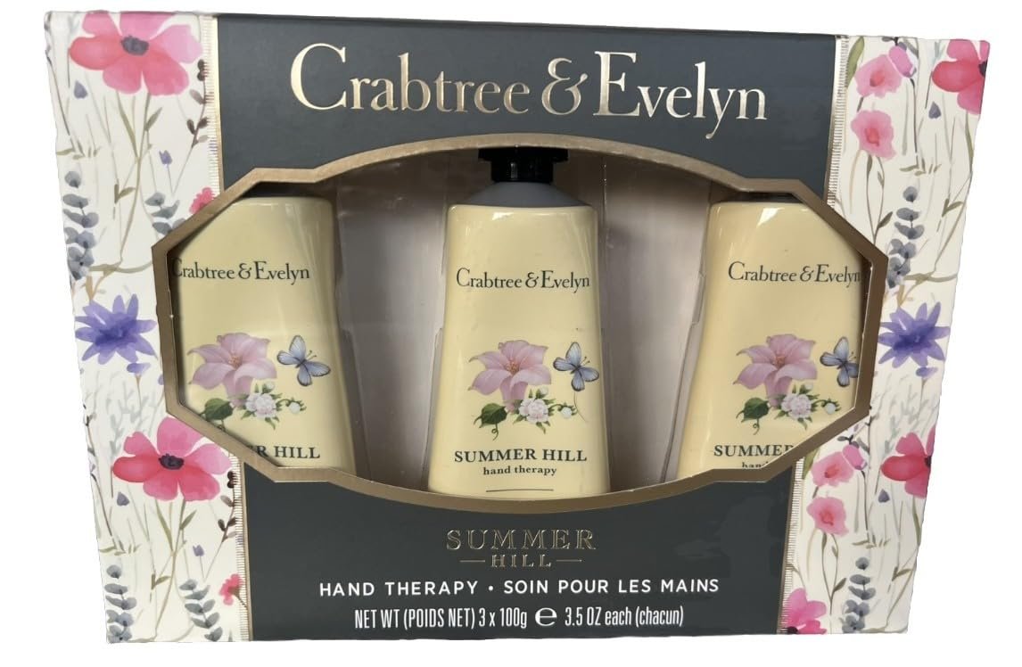 Crabtree & Evelyn Nantucket Briar Hand Therapy (Summer Hill 3er-Pack, Summer Hill)