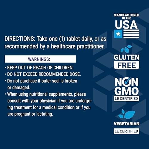 Life Extension Vanadylsulfat – Spurenelement Vanadium für gesunden Blutzucker, Stoffwechsel und Hormonfunktion – 100 Tabletten, glutenfrei, nicht-GVO, vegetarisch
