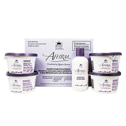 Affirm Relaxer Kit 4 Anwendungen – Sanfte Haarglättung für zu Hause