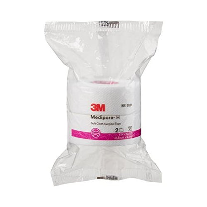 3M Medipore H Perforierte Heftpflaster Rolle 1" x 10 Yd 2861, 2 Stück