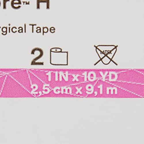3M Medipore H Perforierte Heftpflaster Rolle 1" x 10 Yd 2861, 2 Stück
