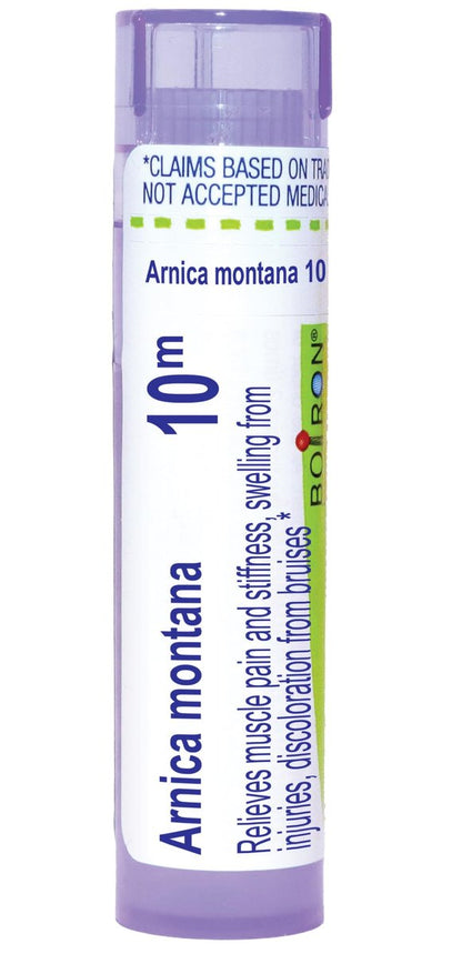 Boiron Arnica Montana 10M Globuli bei Muskelschmerzen, Steifheit, Schwellungen nach Verletzungen und Prellungen - 80 Stück